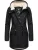 Ragwear Winterparka ‘Elsie’  zwart / wit