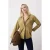 TRENDYOLMİLLA Dames Kaki Effen Lang Oversized Overhemden