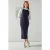 LK Bennett Bergen Midi Dress Blue Multicolor