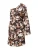 Rut & Circle Jurk  roestbruin / cappuccino / zwart / offwhite