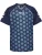 Hummel Functioneel shirt  blauw / donkerblauw / wit