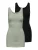 ONLY Top ‘ONLLive Love’  pastelgroen / zwart
