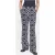 TRVL DRSS It Print Basic Flared Pants Ink Blue