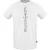 Aquascutum Heren Verticaal Logo Jersey T-shirt (Wit)