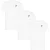 3-pack Nike Sportswear Club T-shirts voor Heren in Wit