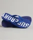Superdry Mannen Code Essential Teenslippers Blauw