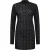 Tulle Long-Sleeved Mini Dress Monogram Jacquard