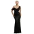Strakke damesjurk Goddiva Sequin Cowl One