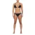 Nike Driehoekige bikinitop voor dames met strik aan de achterkant (Zwart)