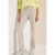 Broek met gewassen look