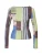 TOPSHOP Shirt ‘CAROLINE’  lichtblauw / groen / bordeaux / wit