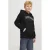 JACK & JONES JUNIOR hoodie JJECALEB VARSITY met logo zwart