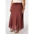 MS Mode midi ballonrok Plus Size – bruin