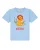 watabout.kids Shirt ‘Löwen Kleiner Bruder’  lichtblauw / groen / oranje / bloedrood