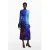 Desigual midi jurk blauw