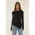 Asymmetrische Geribde Top met Splits