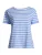 salzhaut Shirt ‘OPDEELEN’  lichtblauw / offwhite