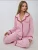 Hiccup Pyjama  rosa / donkerrood / wit