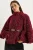 Oversized Pluche Jas met Kraag