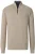 Casa Moda Half-Zip Sweater beige, Effen