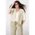 MS Mode gilet broderie lichtgroen