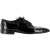 Salvatore Ferragamo Veterschoenen in Zwart Patentleer