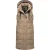Marikoo lange gewatteerde damesbodywarmer met capuchon – Narikaa