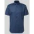 Jake*s slim fit businessoverhemd van katoen met kentkraag