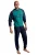 LE JOGGER Pyjama lang  marine / petrol