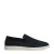 Manfield suède loafers donkerblauw