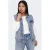 ONLY CARMAKOMA gilet CARWESPA light blue