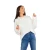 Dames sweatshirt met capuchon Banana Moon Bradley Creamy