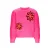 B.Nosy gebloemde sweater roze gebreid