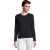 SOLS Dames/Dames Imperial T-shirt met lange mouwen (Diep zwart)
