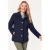 Miss Etam teddy jas – donkerblauw