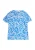 IZIA Blouse  blauw / wit