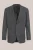 WE Fashion – Heren regular fit blazer met structuur – Regular fit – Antraciet –