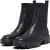 ENKELE BETTY-7 Polyester Blend Dames Zwarte Hakken Enkellaarzen