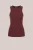 WE Fashion – Dames tanktop van ribstof – Bordeauxrood – Katoen –