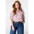 MS Mode top met stippen Plus Size – roze
