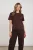 Nukus Luna Shirt Nk Nkf04012 T-shirt Korte Mouw 334 Chocolate