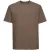 Russell Heren Klassiek Ringspun Katoen T-Shirt (Mokka)