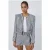IRO Paris Hakilo Cropped Jacket In Black/white/silver
