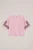 WE Fashion – Meisjes oversized jersey T-shirt van kant – Oversized – Roze –