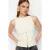 TRENDYOLMİLLA Dames Grijs Effen Mouwloos Getailleerd Blouses