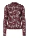 YAS Shirt ‘YASLacey’  wijnrood