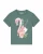 Watapparel Shirt ‘ Flamingo mit Blumen ‘  groen / gemengde kleuren