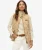 Gevoerde Bodywarmer met Corduroy Afwerking Beige