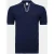 R2 Amsterdam Polo korte mouw Blauw Zipper Polo Short Sleeve Cott 132.POLO.018/010