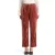 Scotch & Soda Lace Trimmed Velvet Pant Rust